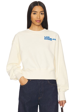 x REVOLVE Rams Puff Sleeve Crop Sweater Terez