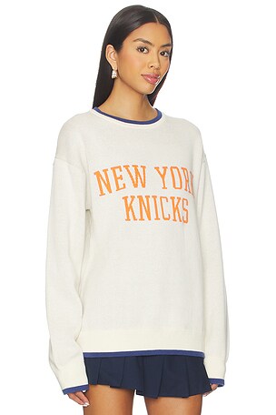 Terez x REVOLVE Knicks Crew Pullover in White