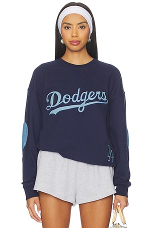 x REVOLVE Dodgers Denim Logo Sweater Terez