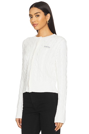 Terez x REVOLVE Dodgers Knit Cardigan in White