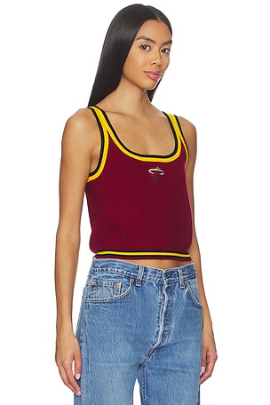 Terez x REVOLVE Miami Heat Crop Knit Tank Top in Red