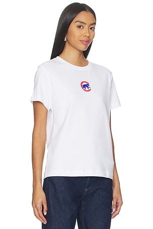 Terez x REVOLVE Chicago Cubs Basic Logo Tee in White