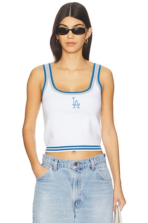 x REVOLVE Dodgers Crop Knit Tank Top Terez