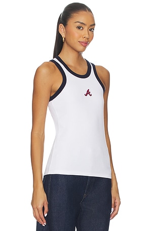 Terez x REVOLVE Braves Scoop Armhole Rib Tank Top in White