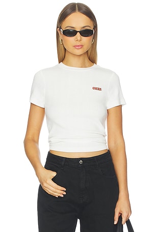 x REVOLVE 49ers Pointelle Baby Tee Terez