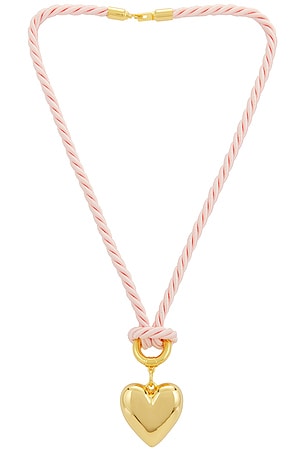 Pink Heart Necklace Timeless Pearly