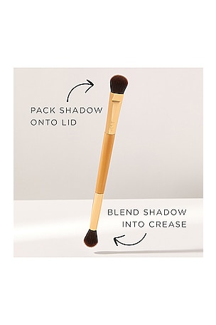 tarte Double-Ended Shader & Blending Eyeshadow Brush in Beauty: NA