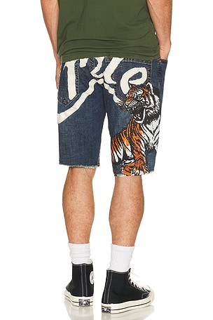 Ricky Big T Undone Hem Shorts True Religion