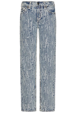 Distressed Jacquard Ricky Rope Stitch Flap Jeans True Religion