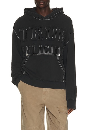 Applique Big T Boxy Hoodie True Religion