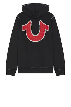 Big-T Cross Stitch Zip Up Hoodie True Religion