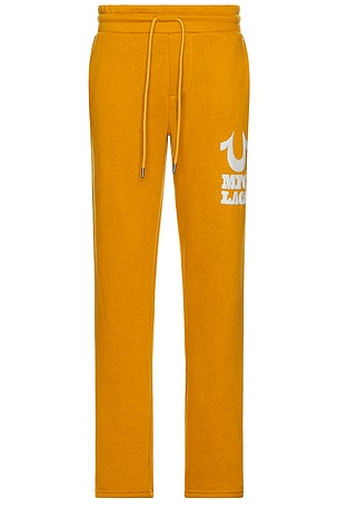 Puff Script Straight Sweatpant True Religion