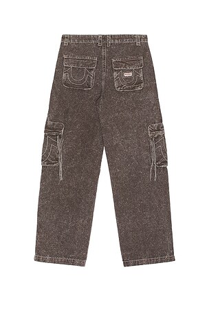 True Religion Big T Fashion Cargo Pant in Charcoal. Size 36. Also