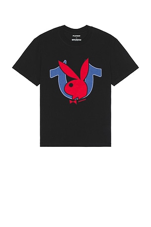 x Playboy Applique Bunny Tee True Religion