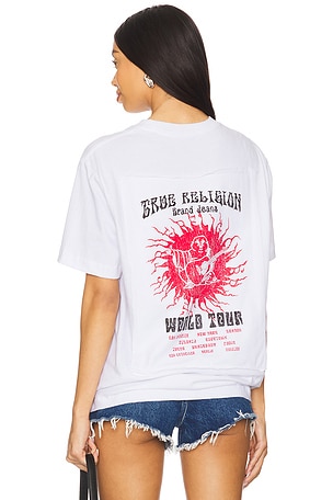 Short Sleeve Applique Blazing Tour Tee True Religion