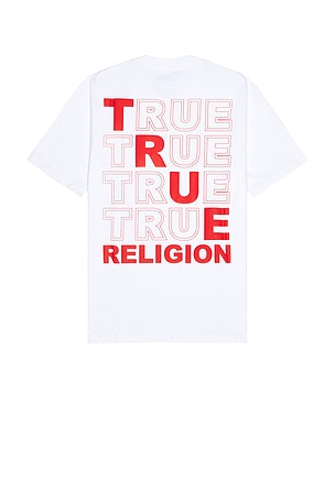 Short Sleeve Puff Stitch Tee True Religion
