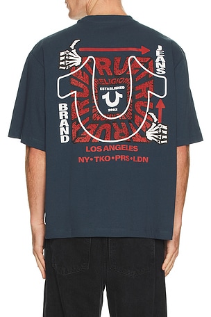Thumbs Up Boxy Tee True Religion