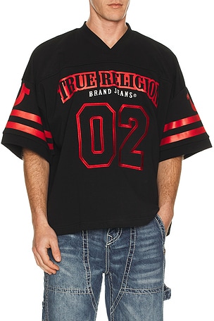 Football Knit Boxy Jersey True Religion