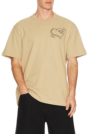 True Religion Puff Cat Tee in Brown