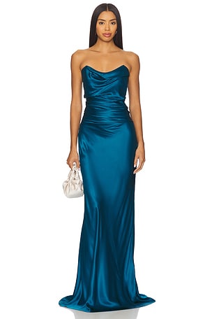 Cowl Bustier Gown The Sei