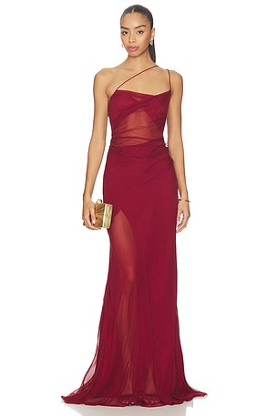 Strappy Diaphanous Gown The Sei