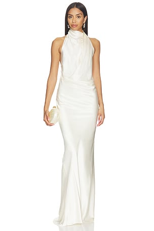 Halter Drape Gown The Sei