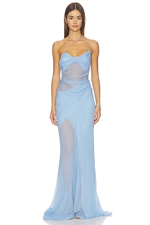 Strappy Diaphanous Gown The Sei
