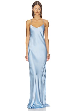 The Sei Bias Slip With Cape in Blue