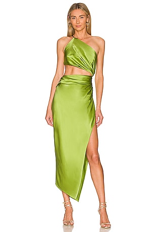 One Shoulder Cut Out Dress The Sei