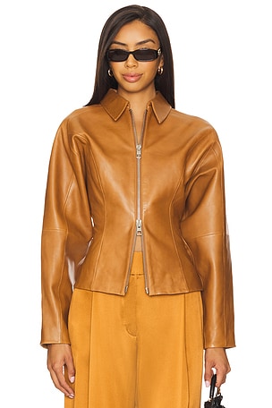 Fitted Leather Jacket The Sei