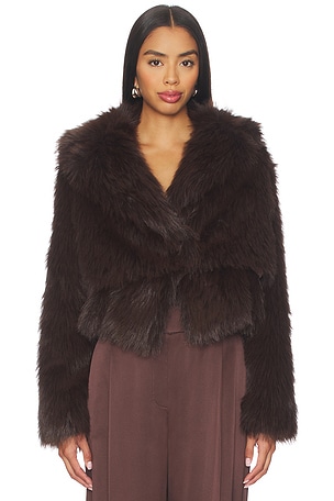 Faux Fur Bomber Jacket The Sei