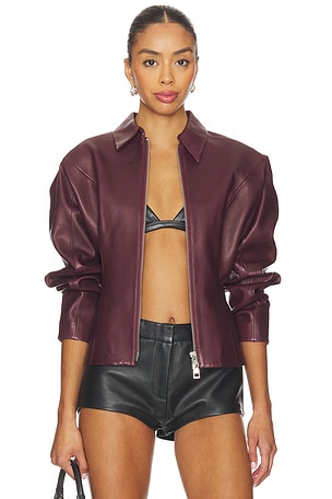 Fitted Leather Jacket The Sei