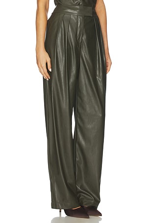 The Sei Double Pleat Trouser in Army