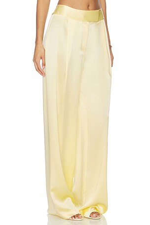The Sei Relaxed Trouser in Yellow
