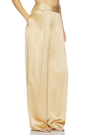 The Sei Relaxed Trouser in Brown