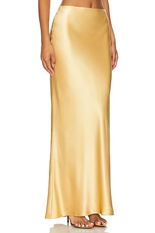 The Sei Bias Maxi Skirt in Tan