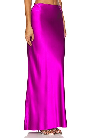 The Sei Bias Maxi Skirt in Purple
