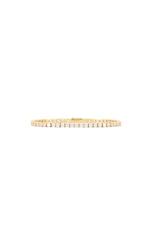 The M Jewelers NY The Pave Tennis Bracelet in Metallic Gold