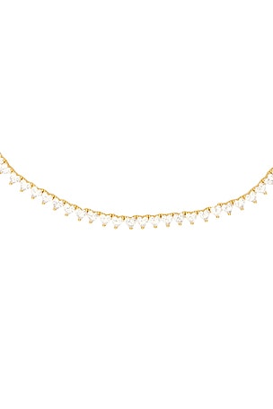 The m jewelers ny pulsera de diamantes bezeled cz en color oro metálico