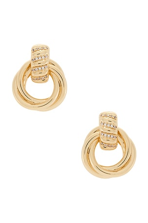 The Margaux Stone Knot Earrings The M Jewelers NY