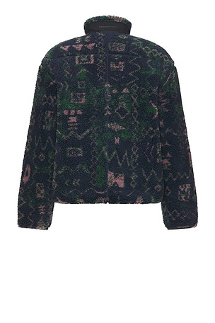 thisisneverthat Sherpa Fleece Jacket in Navy