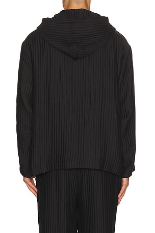 True Tribe Adam Zip Up in Black