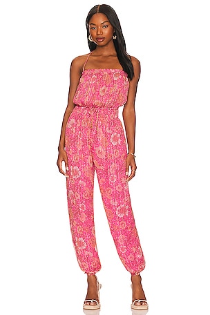 Free People Aloha One Piece Jumpsuit in Red