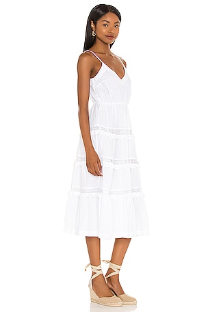 Tularosa Matt Midi Dress in White