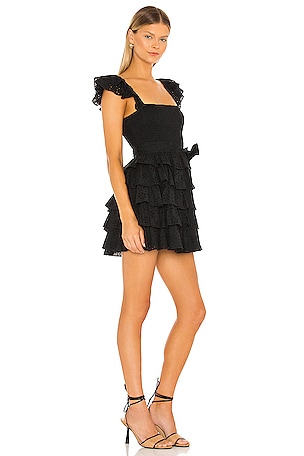 Tularosa Carlotta Mini Dress in Black