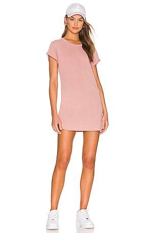 Tularosa Green The Jeannie Tee Shirt Dress in Blush Pink REVOLVE