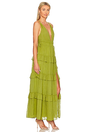 Tularosa Dahlia Maxi Dress in Green