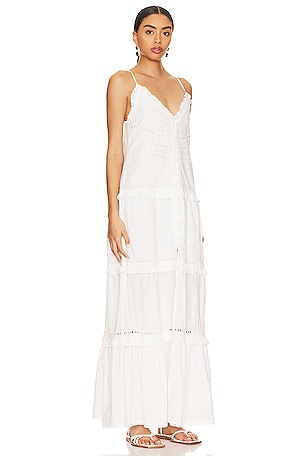 Tularosa Lucy Maxi Dress in White