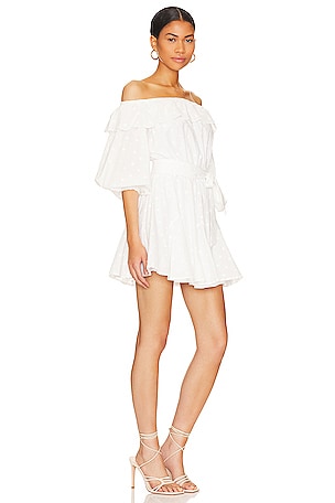 Tularosa Dakota Mini Dress in White