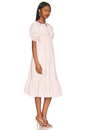 Tularosa Janan Midi Dress in Blush